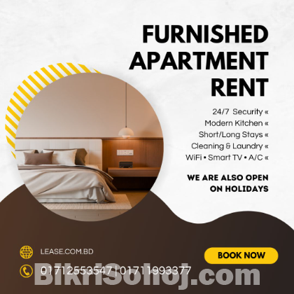 1BHK Furnished Serviced Apartment for Short Stay